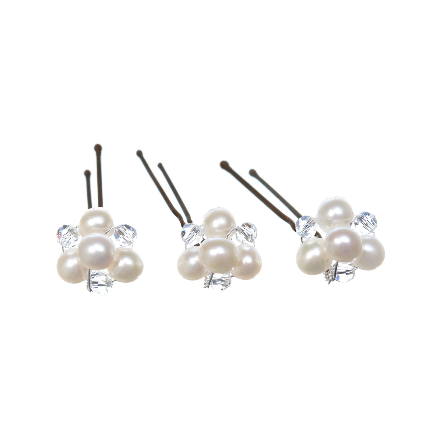 Set of Blossom Wedding Hair Pins