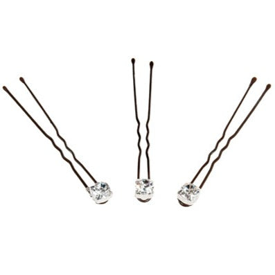 Chez Bec Set of 3 Diamante Hair Pins £18