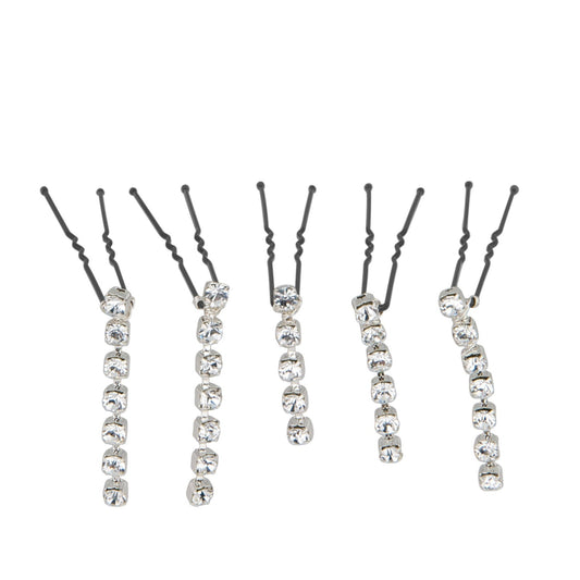 Diamante Drop Hair Pins From £25 for 3 Chez Bec (2)