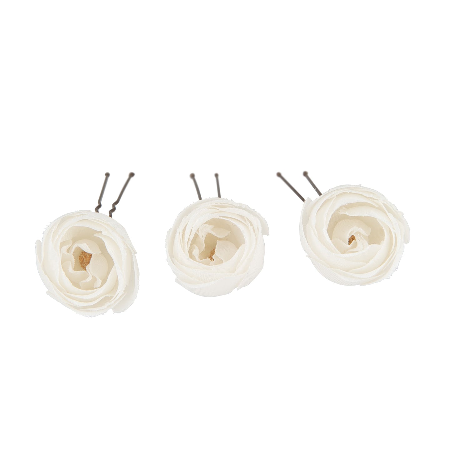 Ivory Rose Bud Hair Pins - Chez Bec (2) From £24 for 3