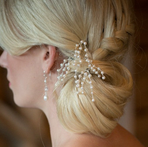 Wisteria Pearl Hair pins £40 for set of 3 Chez Bec